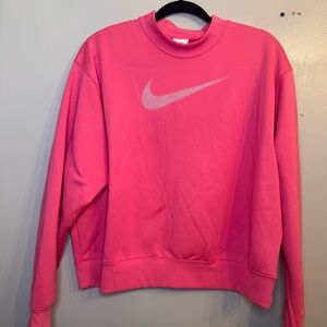 Nike Women's Pink Sweatshirt Oversized